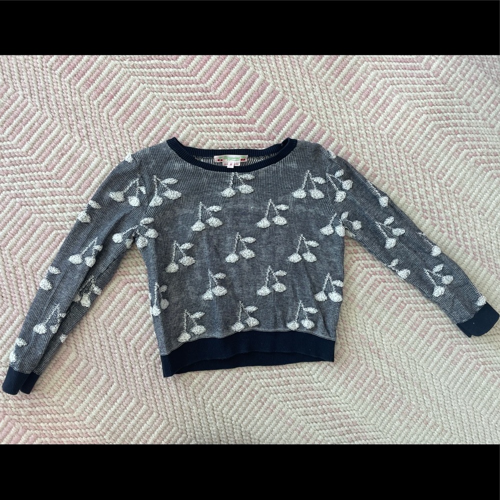 Girls Bonpoint Cherry Sweater
